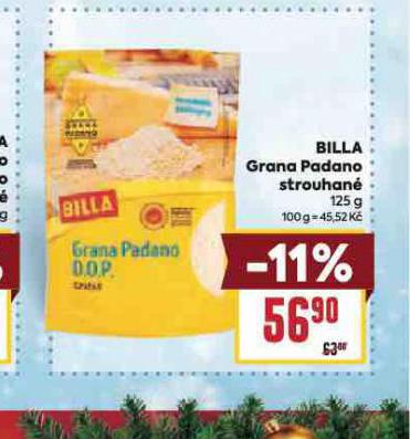 BILLA GRANA PADANO STROUHANÉ