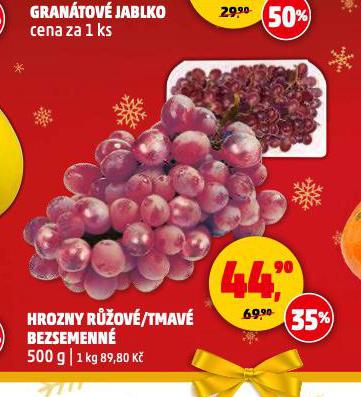 HROZNY TMAVÉ BEZSEMENNÉ