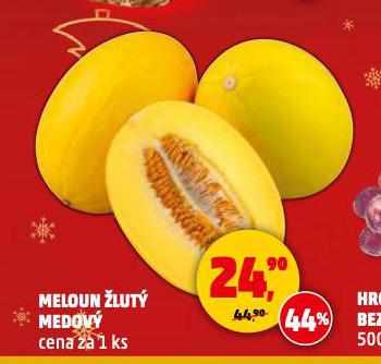 MELOUN ŽLUTÝ MEDOVÝ