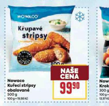 NOWACO KUŘECÍ STRIPSY OBALOVANÉ