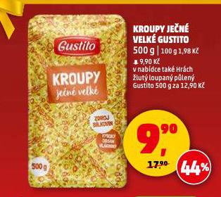 KROUPY JEČNÉ VELKÉ GUSTITO