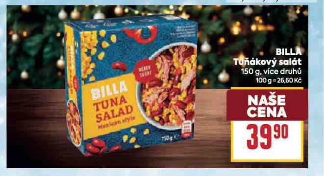 BILLA TUŇÁKOVÝ SALÁT