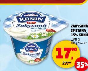 KUNÍN ZAKYSANÁ SMETANA