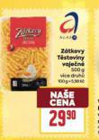 ZÁTKOVY TĚSTOVINY VAJEČNÉ