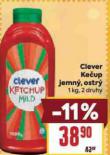 CLEVER KEČUP JEMNÝ, OSTRÝ