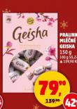 PRALINKY MLÉČNÉ GEISHA