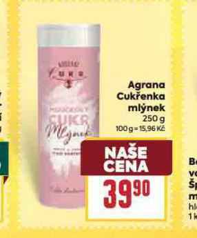 AGRANA CUKŘENKA MLÝNEK