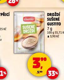 DROŽDÍ SUŠENÉ GUSTITO