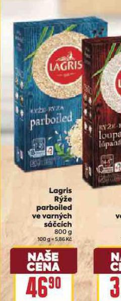 LAGRIS RÝŽE PARBOILED