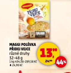 MAGGI POLÉVKA PŘIDEJ VEJCE