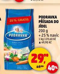 PODRAVKA PŘÍSADA DO JÍDLA