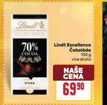 LINDT EXCELLENCE ČOKOLÁDA