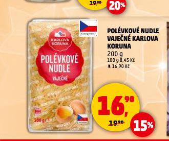 POLÉVKOVÉ NUDLE VAJEČNÉ