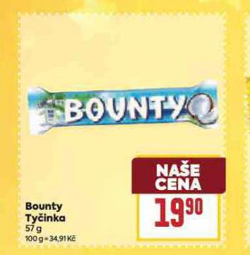 BOUNTY TYČINKA