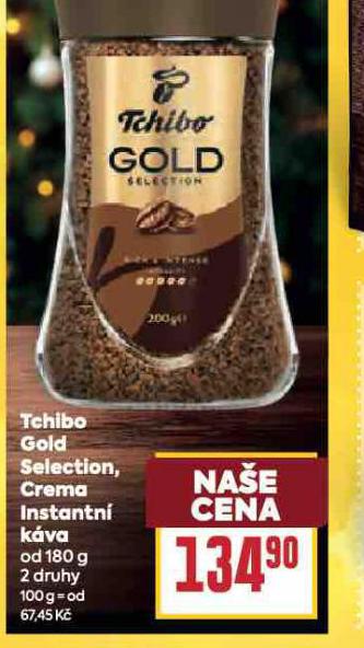 TCHIBO GOLD CREMA INSTANTNÍ KÁVA