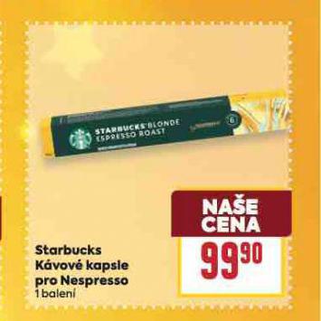 STARBUCKS KÁVOVÉ KAPSLE PRO NESPRESSO