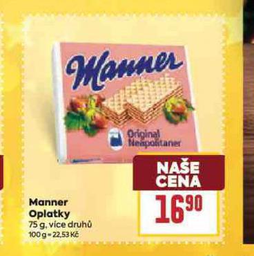 MANNER OPLATKY