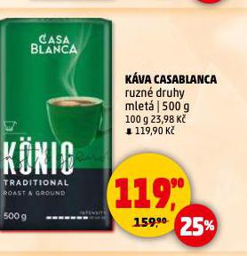 KÁVA CASABLANCA