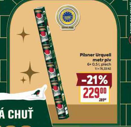 PIVO PILSNER URQUELL METR PIV