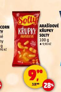ARAŠÍDOVÉ KŘUPKY SOLTY