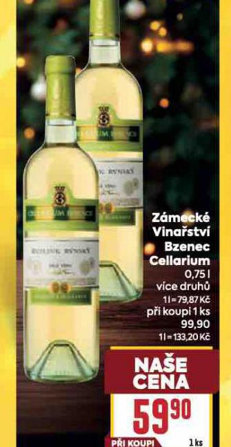 ZÁMECKÉ VINAŘSTVÍ BZENEC CELLARIUM