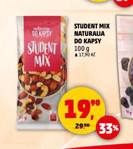 STUDENT MIX NATURALIA DO KAPSY