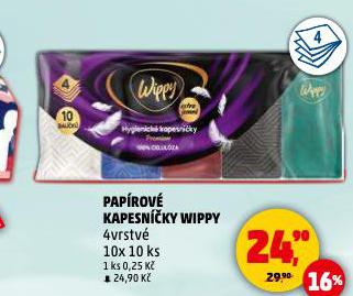 WIPPY PAPÍROVÉ KAPESNÍKY