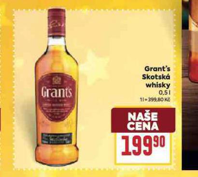 GRANT´S SKOTSKÁ WHISKY
