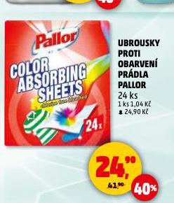 PALLOR UBROUSKY PROTI OBARVENÍ PRÁDLA