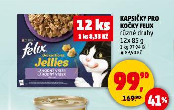 FELIX KAPSIČKY PRO KOČKY