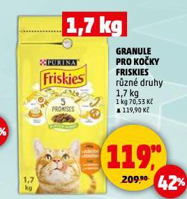 FRISKIES GRANULE PRO KOČKY