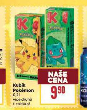 KUBÍK POKÉMON