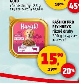 HARYK PAŠTIKA PRO PSY