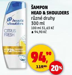 HEAD & SHOULDERS ŠAMPON NA VLASY