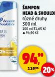 HEAD & SHOULDERS ŠAMPON NA VLASY