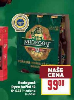 PIVO RADEGAST RYZE HOŘKÁ 12