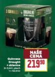 GUINNESS DRAUGHT + SKLENICE