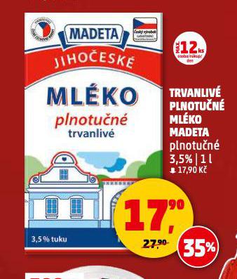 TRVANLIVÉ PLNOTUČNÉ MLÉKO