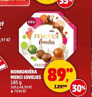 BONBONIÉRA MERCI LOVELIES