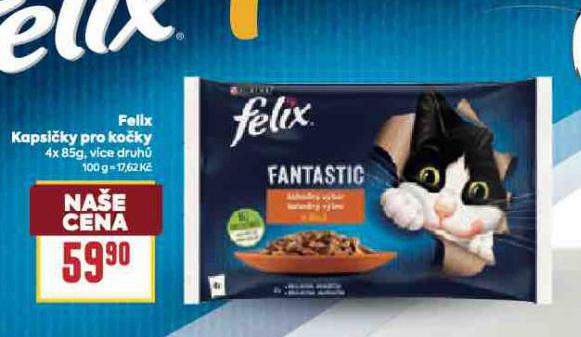 FELIX KAPSIČKY PRO KOČKY
