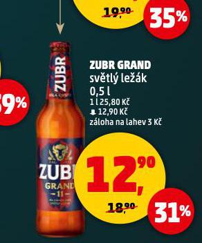 PIVO ZUBR GRAND