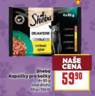 SHEBA KAPSIČKY PRO KOČKY