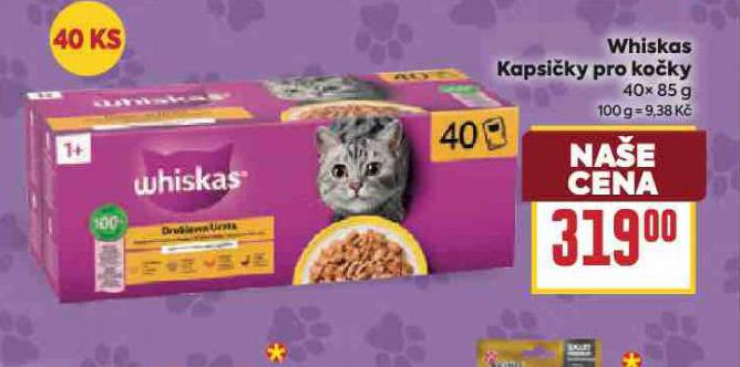 WHISKAS KAPSIČKY PRO KOČKY