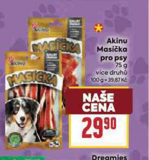 AKINU MASÍČKA PRO PSY