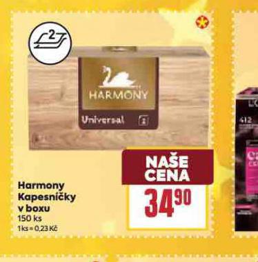 HARMONY PAPÍROVÉ KAPESNÍKY