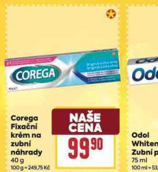 COREGA FIXAČNÍ KRÉM PRO ZUBNÍ NÁHRADY