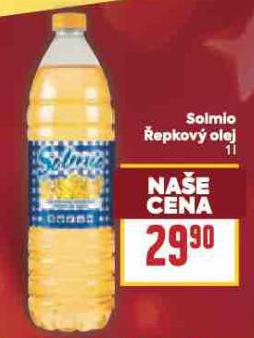 SOLMIO ŘEPKOVÝ OLEJ
