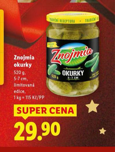 ZNOJMIA OKURKY