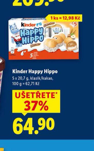 KINDER HAPPY HIPPO