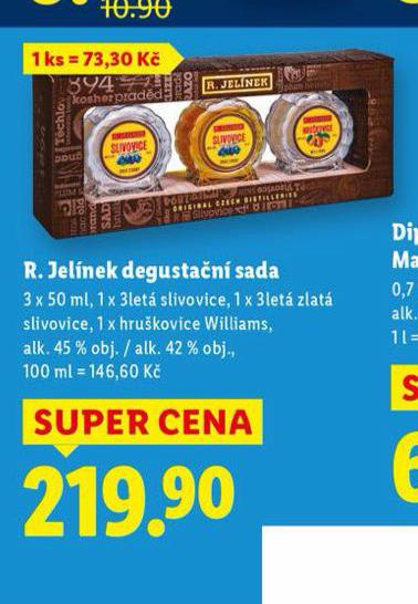 R. JEL�NEK DEGUSTA�N� SADA
